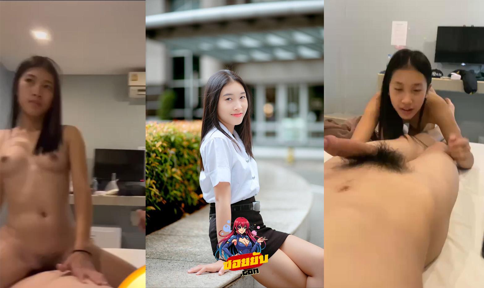 คลิปหลุดนักศึกษา โดยซอยยับหมา หุ่น บางกรอบ นม พอดีมือ ซอยยับๆ ทั้งเลียทั้งดูด อมไข่เลียหัว เสียวสุดๆ